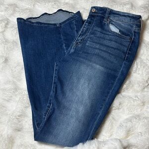KanCan Light and Dark Blue Denim Jeans